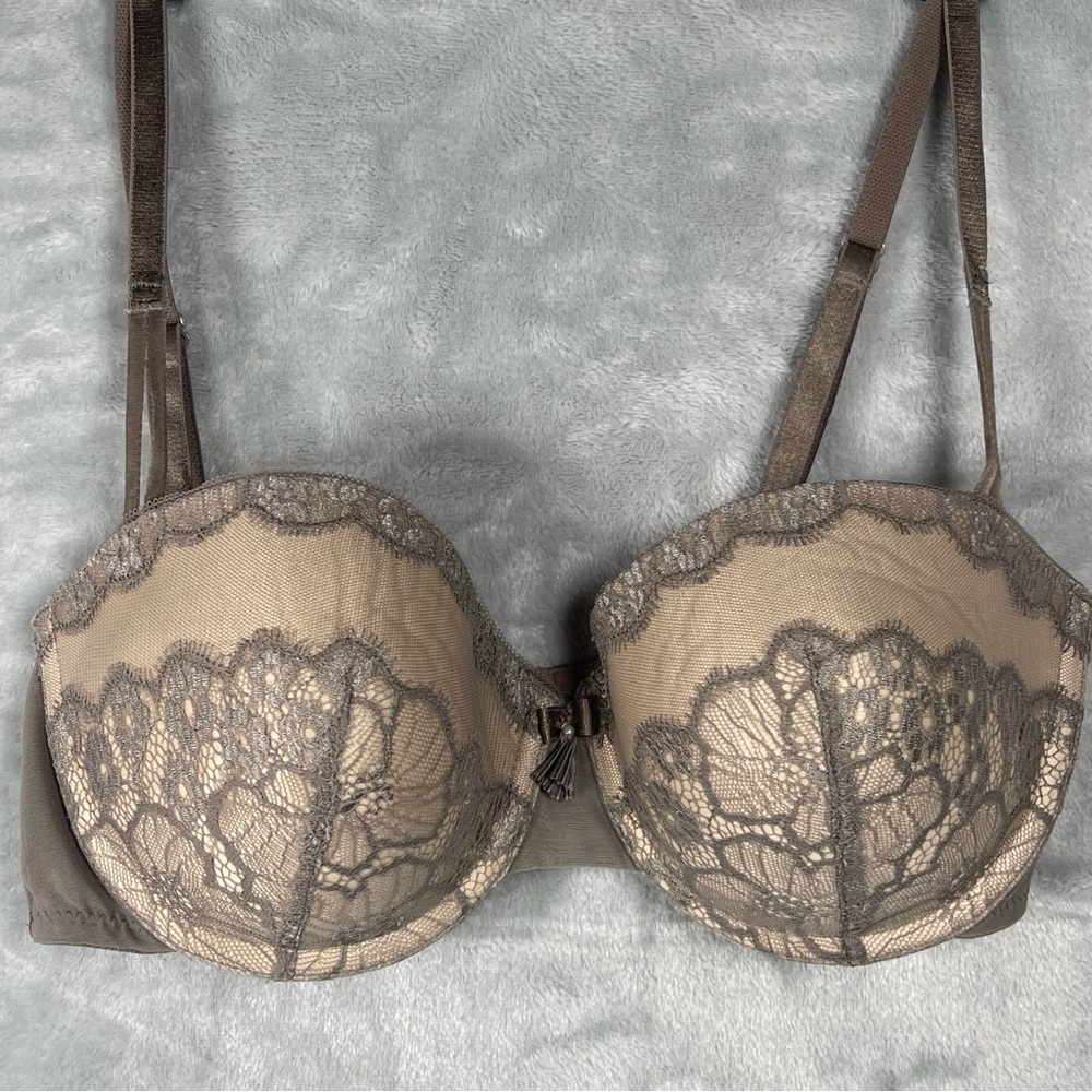 Wacoal Lace Underwire Bra - Taupe